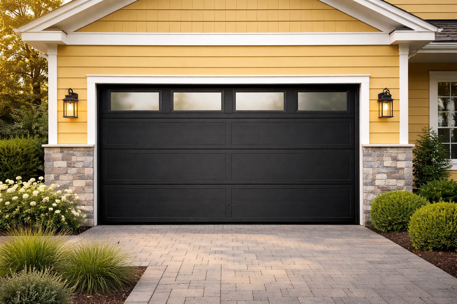 Modern residential garage door installation in Bay Point